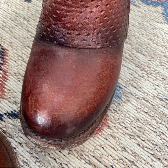 FREEBIRD by STEVEN Bowie Leather Ankle Boots - Brown - Size 6 - Picture 5 of 13